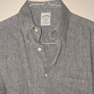 Brooks Brothers Irish Linen Button Down Shirt
